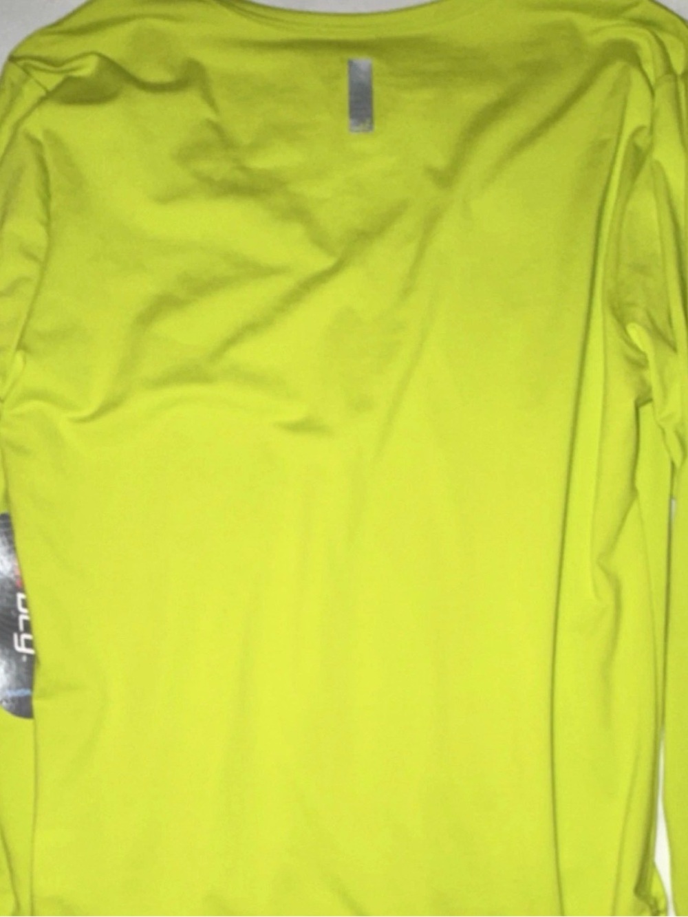 BCG Women’s Neon Yellow Long-Sleeve Performance Top Sz S Activewear